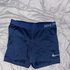 Navy Blue Nike Pro Spandex